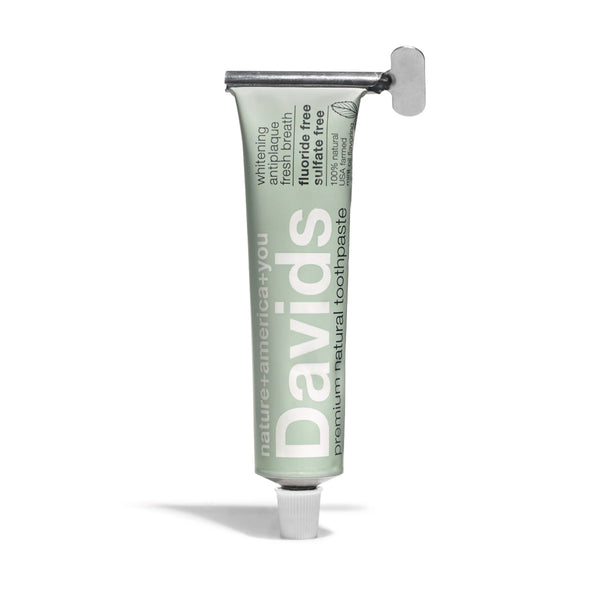 Davids Natural Toothpaste - Peppermint Toothpaste - CAP Beauty