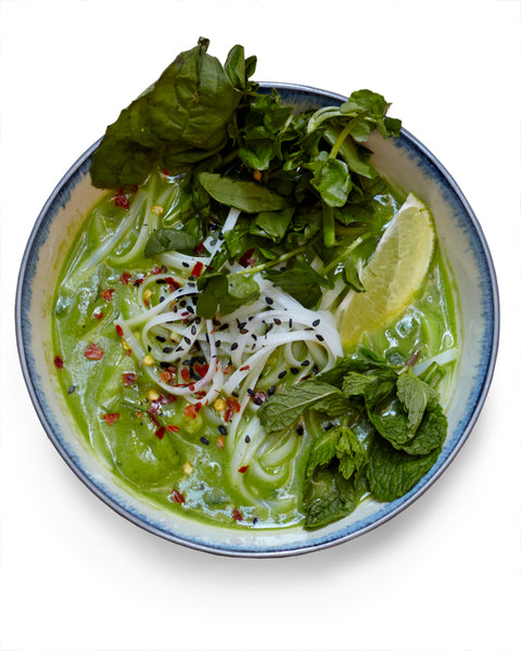 Spicy Greens Coconut Soup